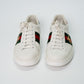 Gucci Ace Bee Embroidered Leather Sneakers