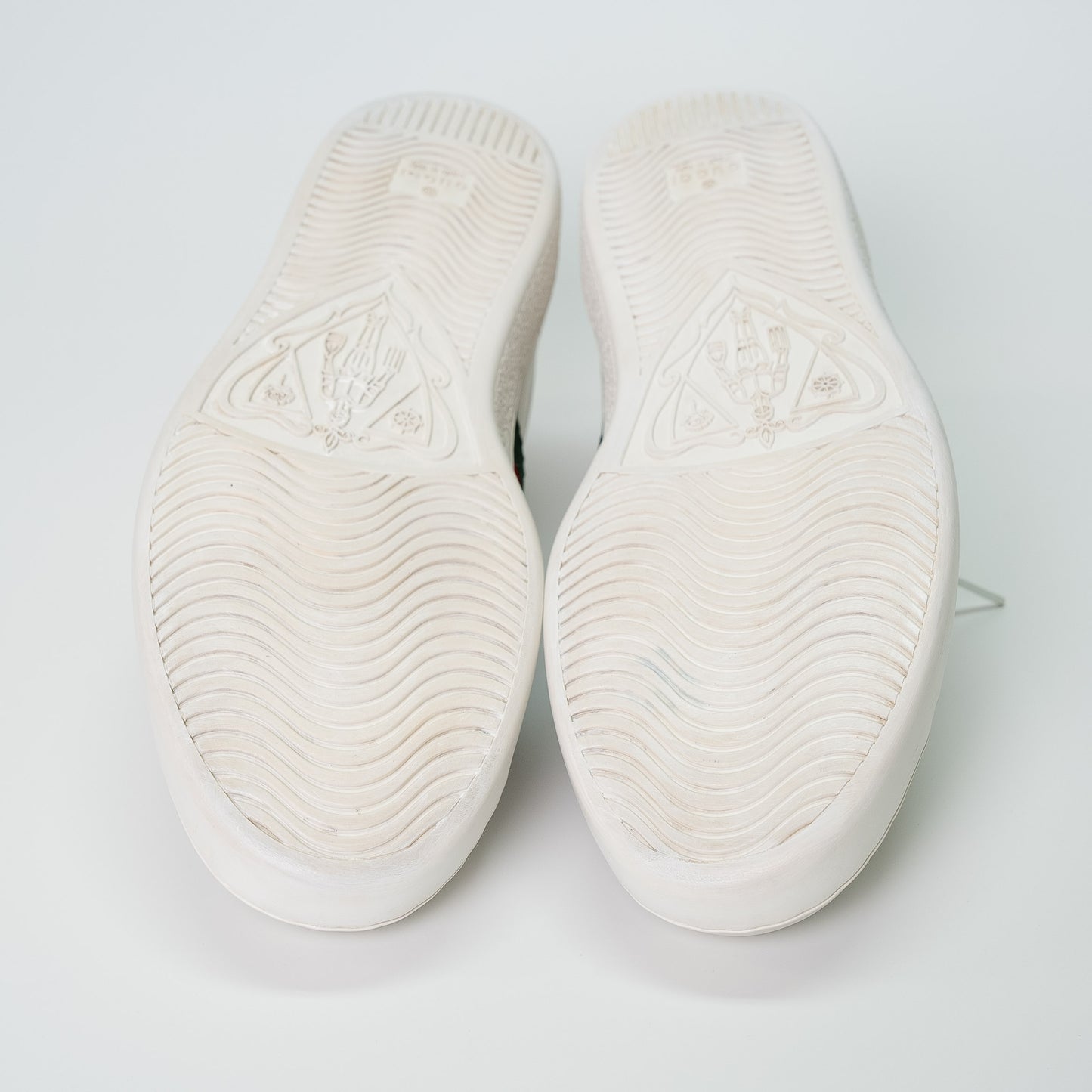Gucci Ace Bee Embroidered Leather Sneakers