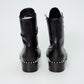 Stuart Weitzman Black Pearl-Studded Combat Boots