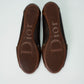 Dior Brown Croc-Embossed Leather Flats