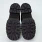 Versace Black Leather Biker Chelsea Boots