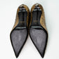 Tom Ford Gold Python Leather Stiletto Heels