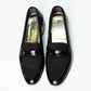 Salvatore Ferragamo Black Patent Leather Dress Loafers