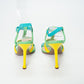 Versace Tri-Colour Leather Sandals