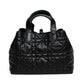 Dior Toujours Medium Black Macrocannage Calfskin