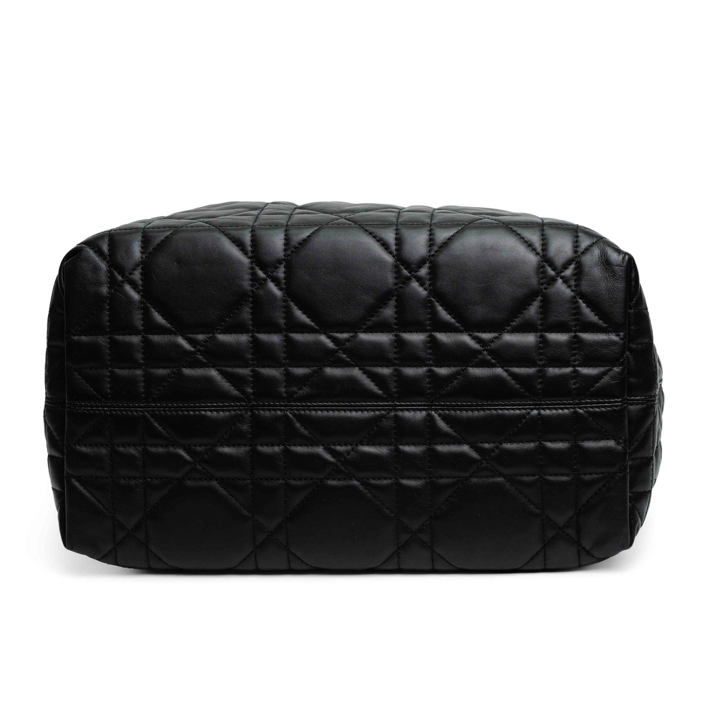 Dior Toujours Medium Black Macrocannage Calfskin