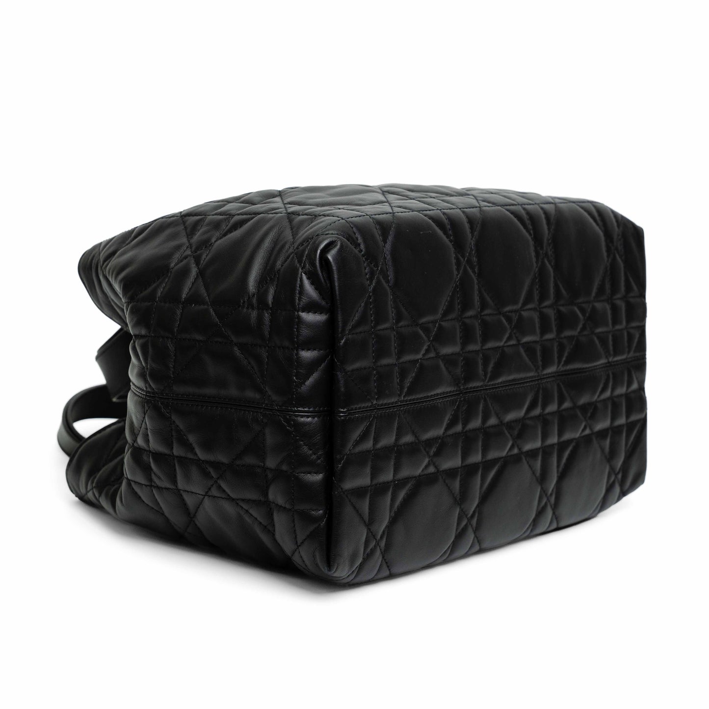 Dior Toujours Medium Black Macrocannage Calfskin