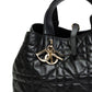 Dior Toujours Medium Black Macrocannage Calfskin