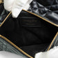 Dior Toujours Medium Black Macrocannage Calfskin