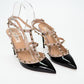 Valentino Garavani Rockstud Black & Poudre Pumps Shoes