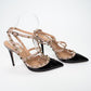 Valentino Garavani Rockstud Black & Poudre Pumps Shoes