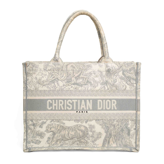 Christian Dior Medium Toile de Jouy Book Tote  Description: