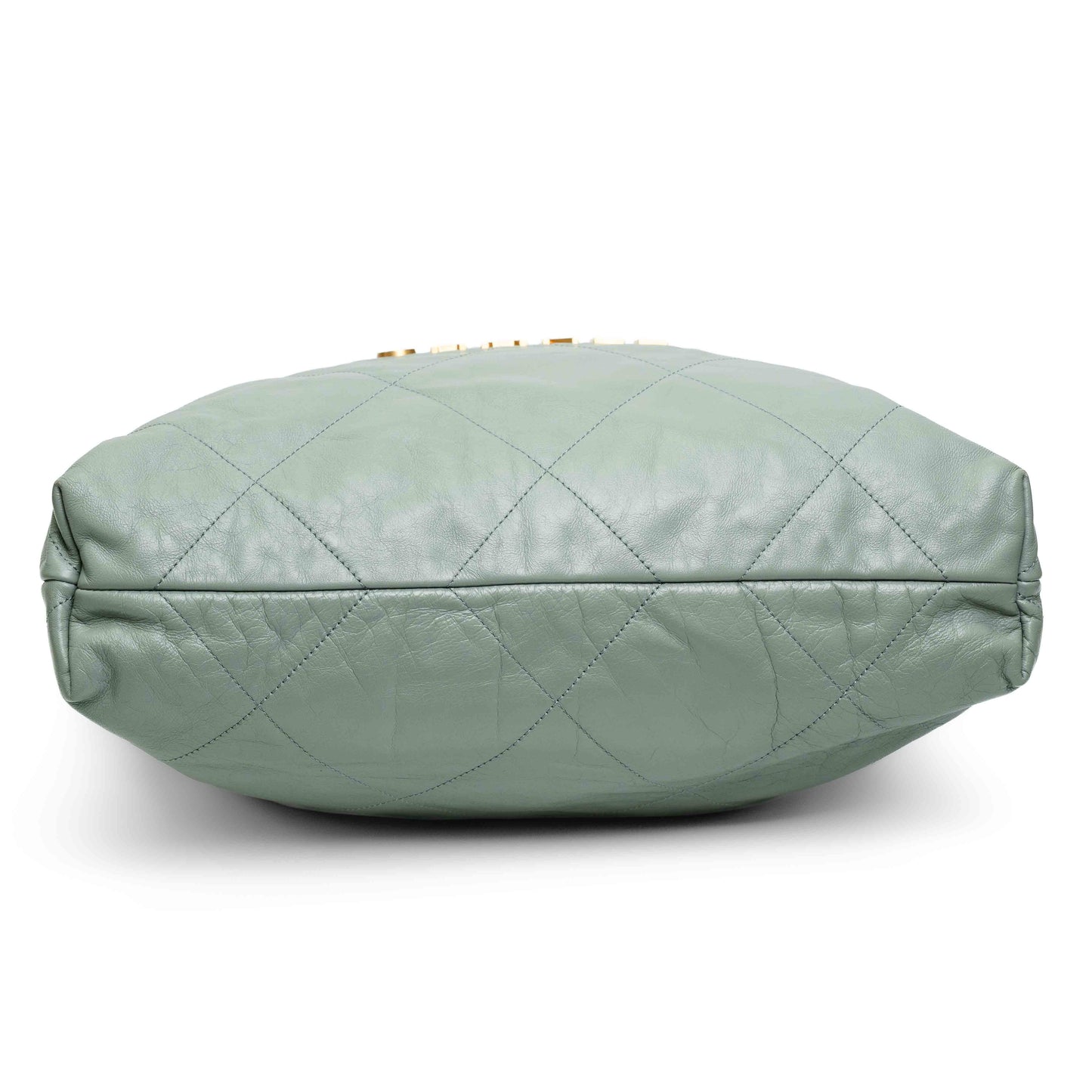 Chanel Small 22 Hobo Green Calfskin
