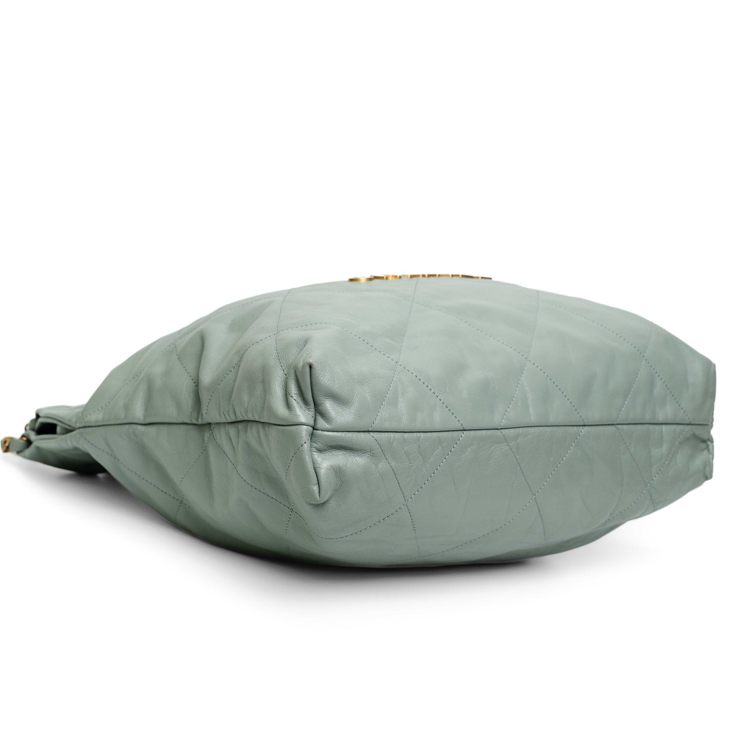 Chanel Small 22 Hobo Green Calfskin