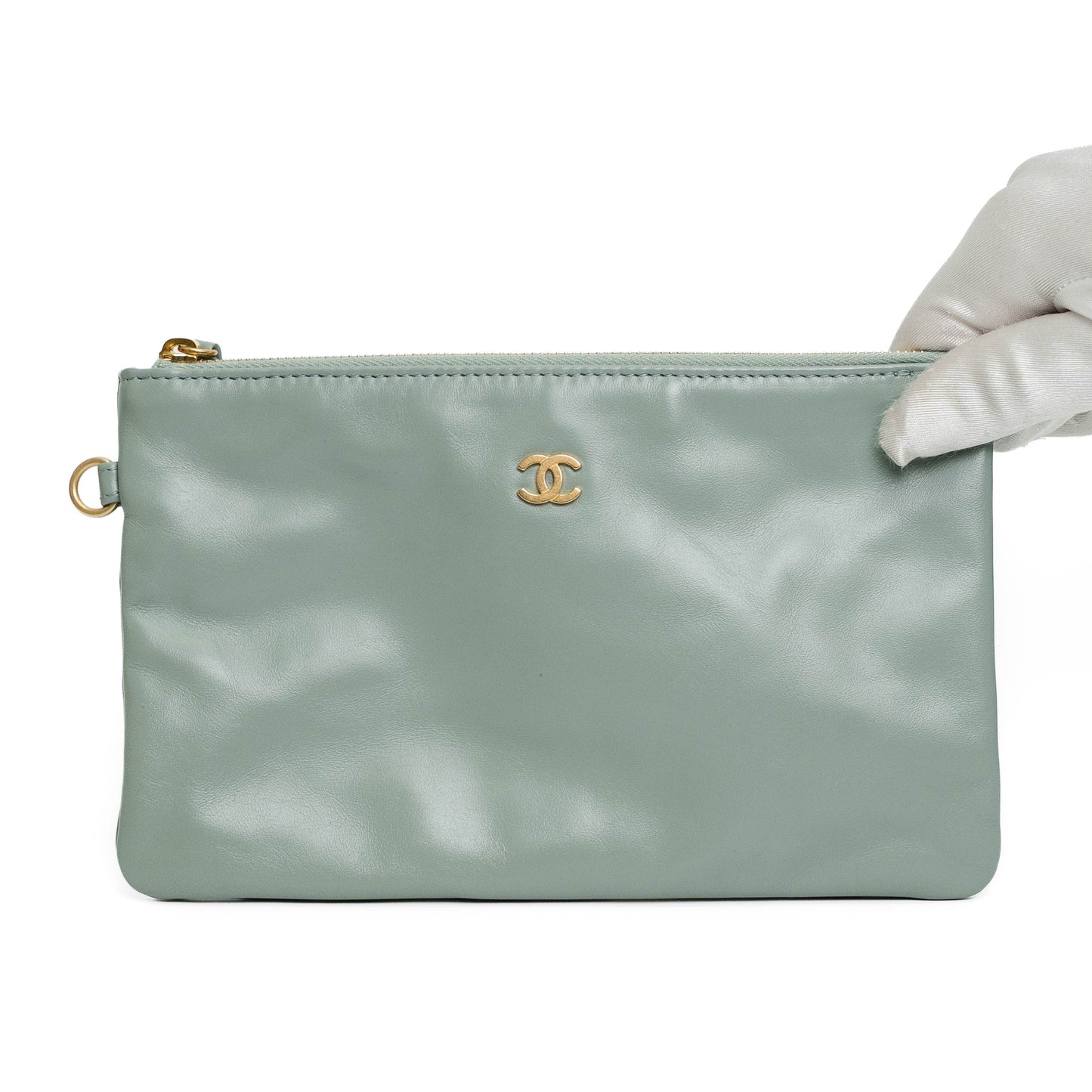 Chanel Small 22 Hobo Green Calfskin
