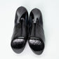 Louis Vuitton Black Leather Platform Oxford Heels Shoes