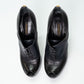 Louis Vuitton Black Leather Platform Oxford Heels Shoes