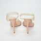 Gianvito Rossi Nude PVC Strap Heeled Sandals