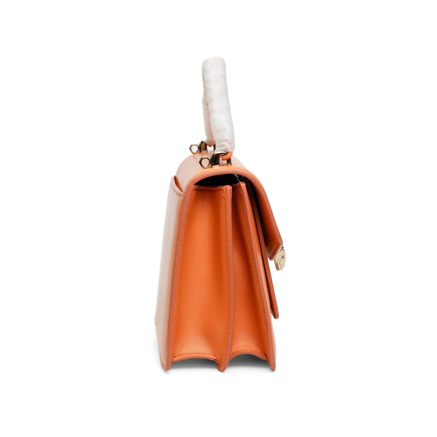 Bvlgari Serpenti Forever Orange Crossbody Bag