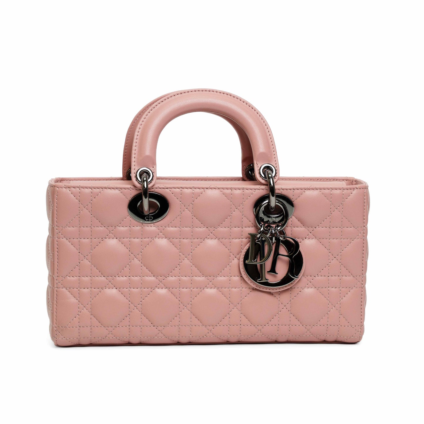 Dior Medium Lady D-Joy Old Rose Lambskin