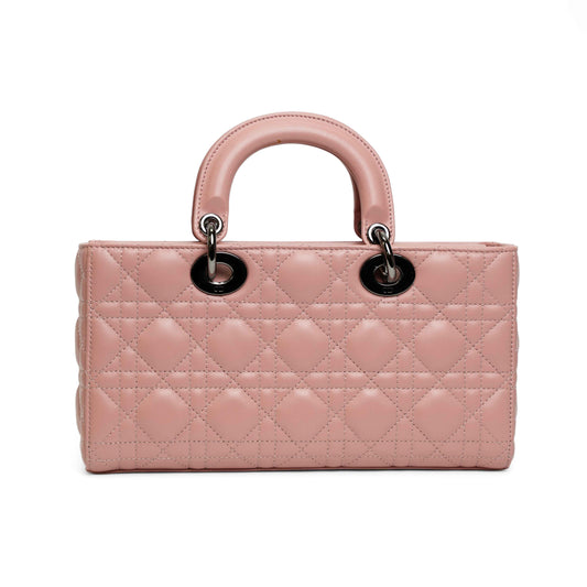 Dior Medium Lady D-Joy Old Rose Lambskin