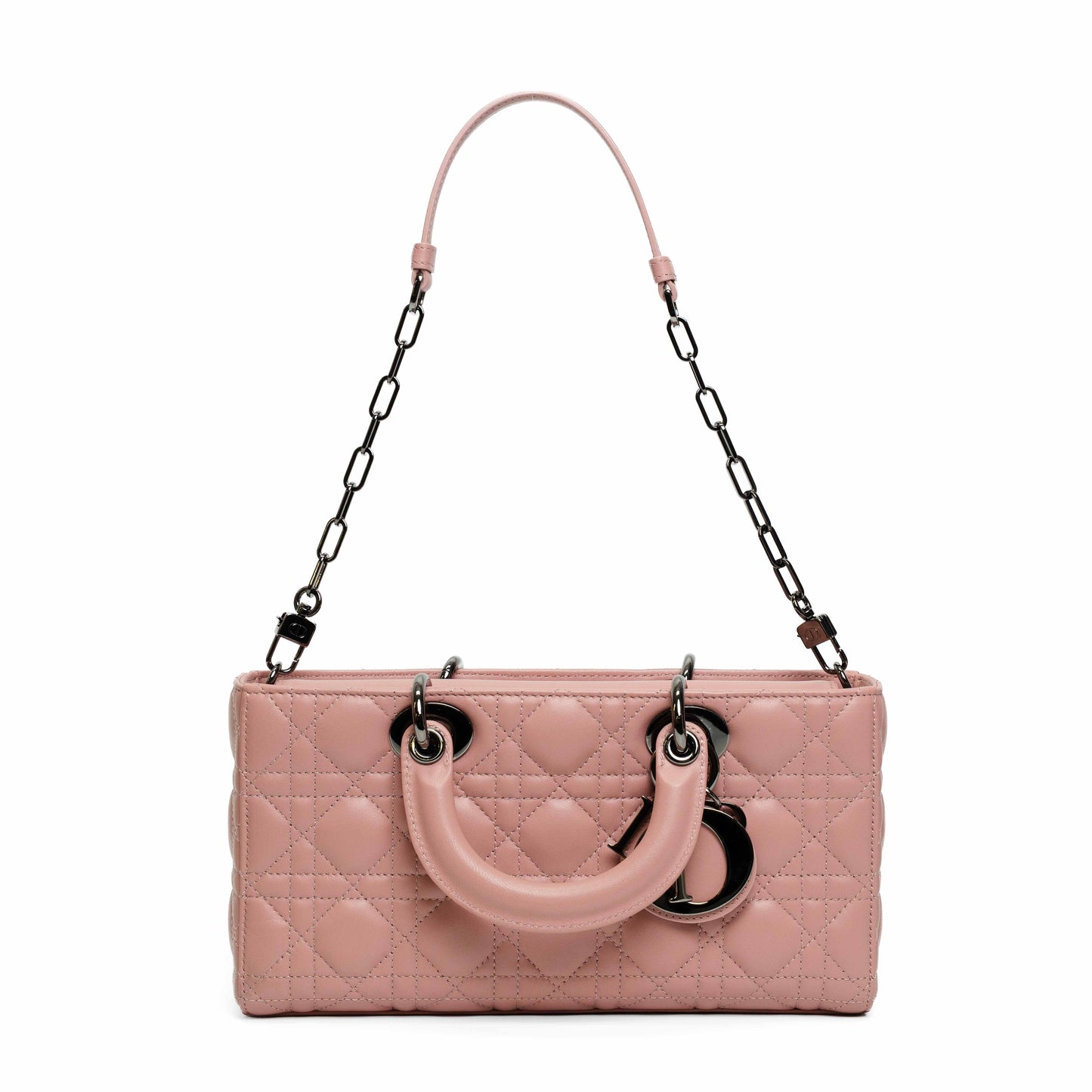 Dior Medium Lady D-Joy Old Rose Lambskin