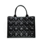Dior Book Tote Medium Black Macrocannage Calfskin