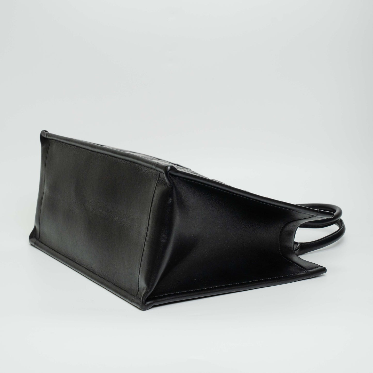 Dior Book Tote Medium Black Macrocannage Calfskin