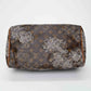 Louis Vuitton Embroidered Monogram Speedy Handbag