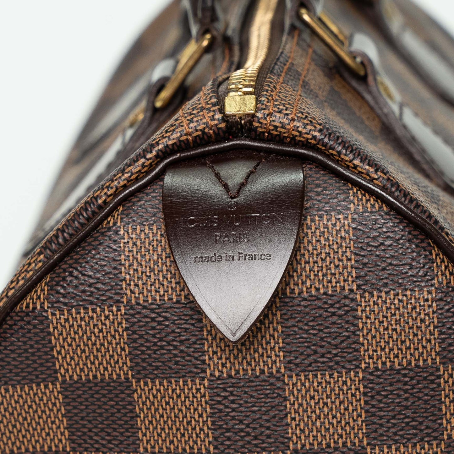 Louis Vuitton Damier Ebene Speedy 25 Handbag
