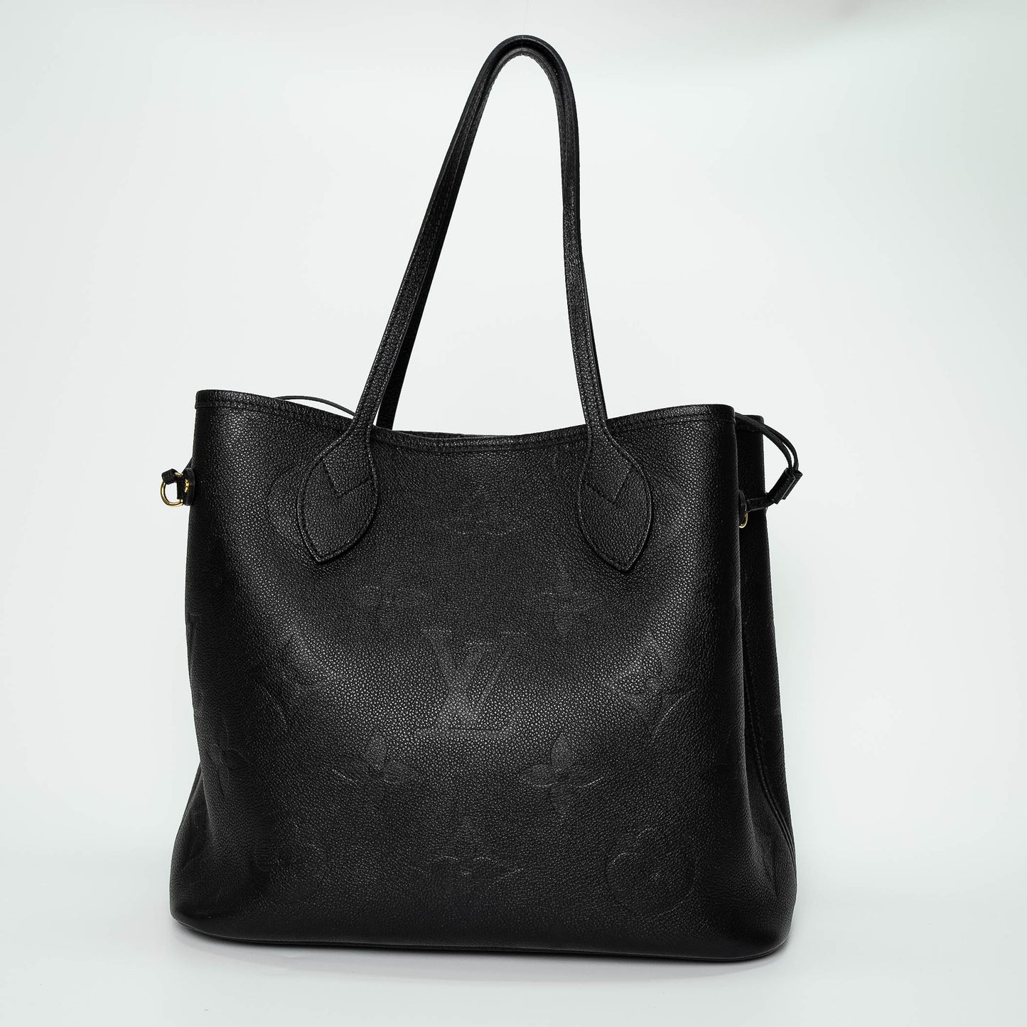 Louis Vuitton Empreinte Neverfull MM Black Handbag