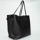 Louis Vuitton Empreinte Neverfull MM Black Handbag