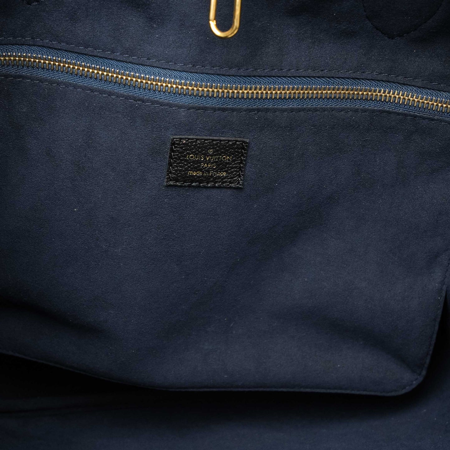 Louis Vuitton Empreinte Neverfull MM Black Handbag