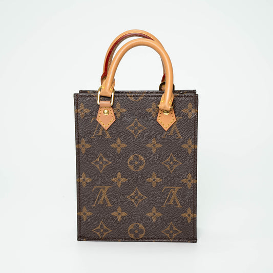 Louis Vuitton Sac Plat Mini Monogram Crossbody Bag