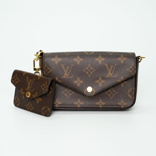 Louis Vuitton Monogram Félicie Strap & Go Crossbody Bag
