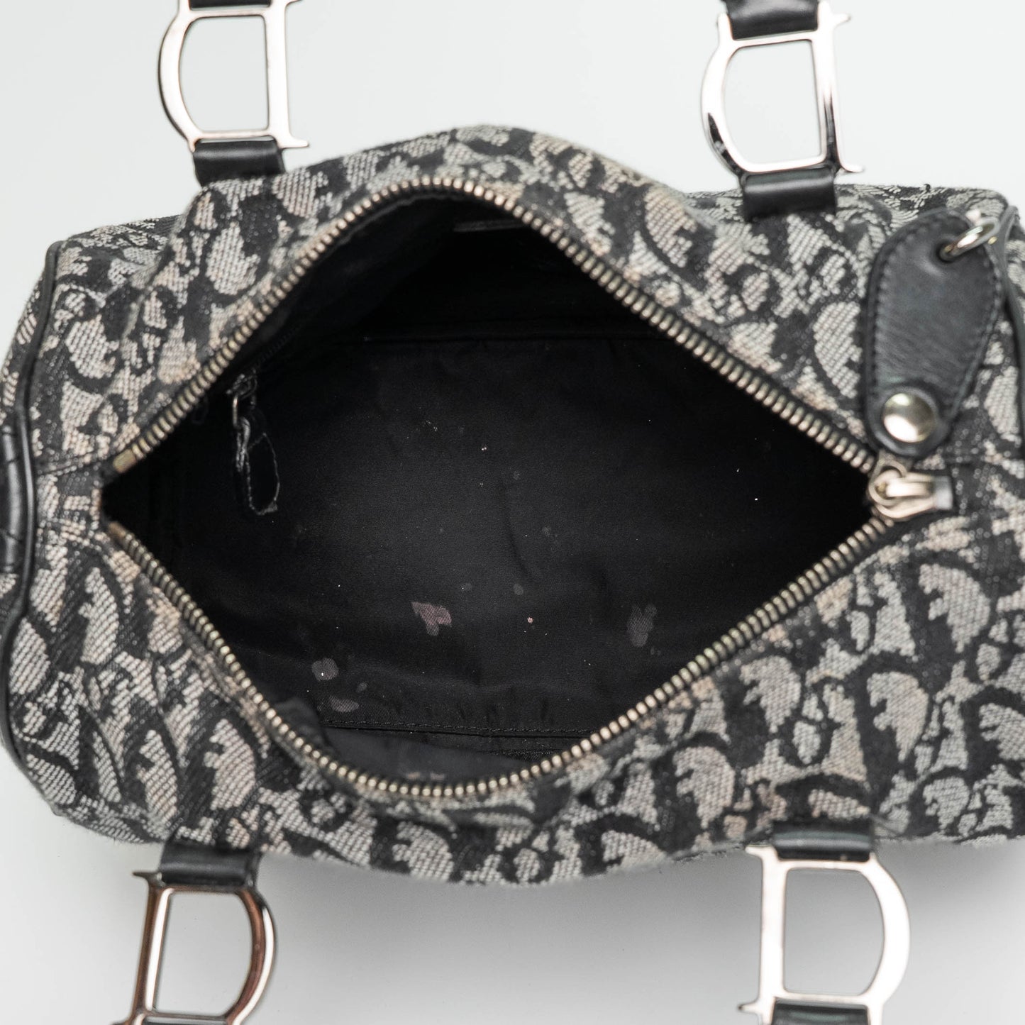 Christian Dior Trotter Monogram Boston Handbag