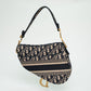 Christian Dior Oblique Canvas Saddle Handbag