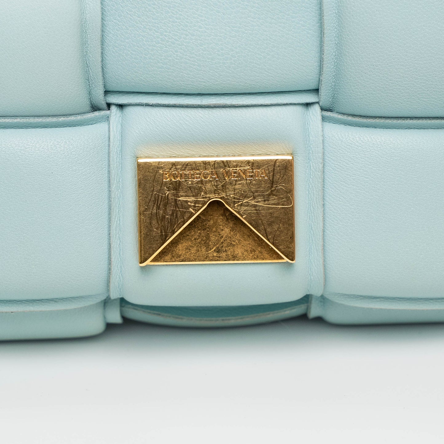 Bottega Veneta Padded Cassette Leather Chain Shoulder Bag