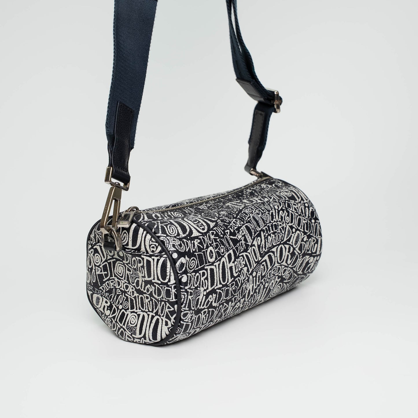 Christian Dior Homme 2020 Sean Stussy Roller Leather Crossbody Bag