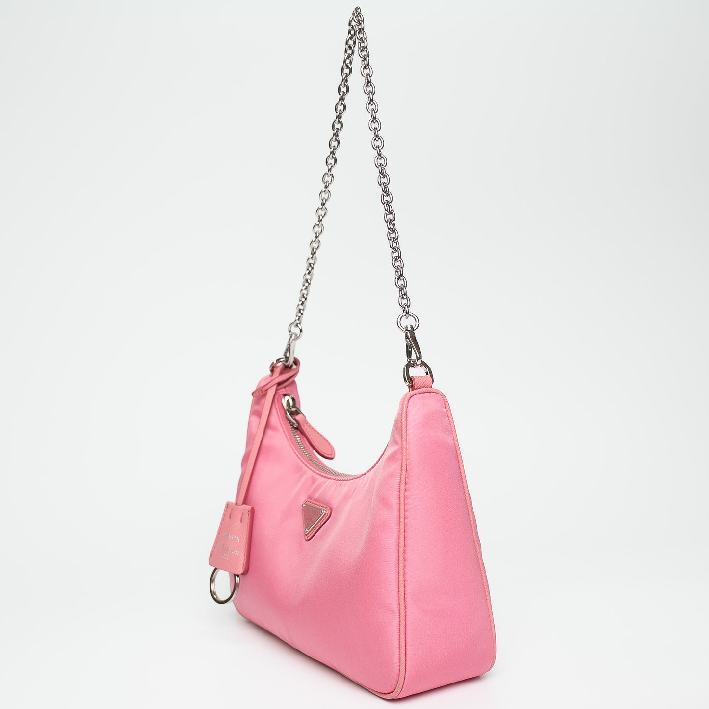 Prada Re-Edition 2005 Re-Nylon Begonia Pink Mini Tote Bag