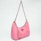 Prada Re-Edition 2005 Re-Nylon Begonia Pink Mini Tote Bag
