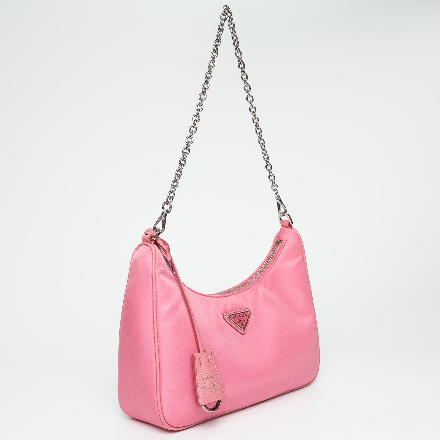 Prada Re-Edition 2005 Re-Nylon Begonia Pink Mini Tote Bag