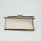 Gucci Sylvie Cream White Leather Flap Shoulder Bag