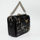Alexander McQueen Black Hook & Eye Leather Shoulder Bag