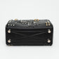 Alexander McQueen Black Hook & Eye Leather Shoulder Bag