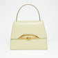 Celine Cream Leather Top Handle Bag