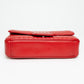 Prada Diagramme Red Quilted Leather Shoulder Bag