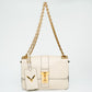 Valentino Garavani Rockstud V Logo White Shoulder Bag