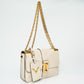 Valentino Garavani Rockstud V Logo White Shoulder Bag