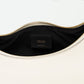 Fendi White Leather Small Moon Shoulder Bag